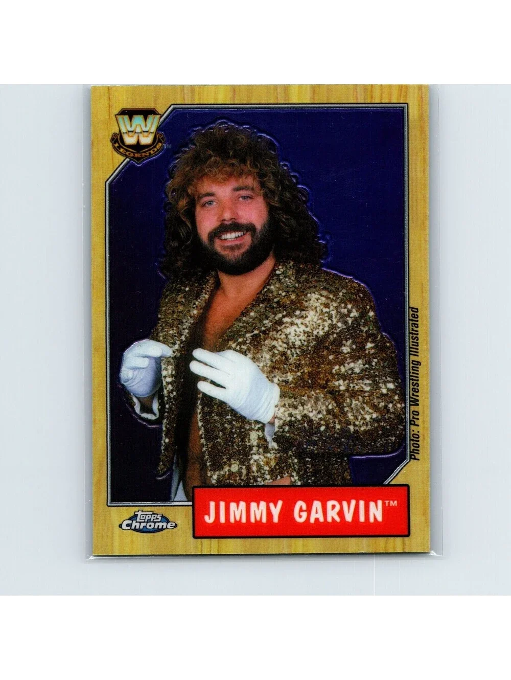 2008 Topps Chrome Heritage III WWE Jimmy Garvin #77 Refractors